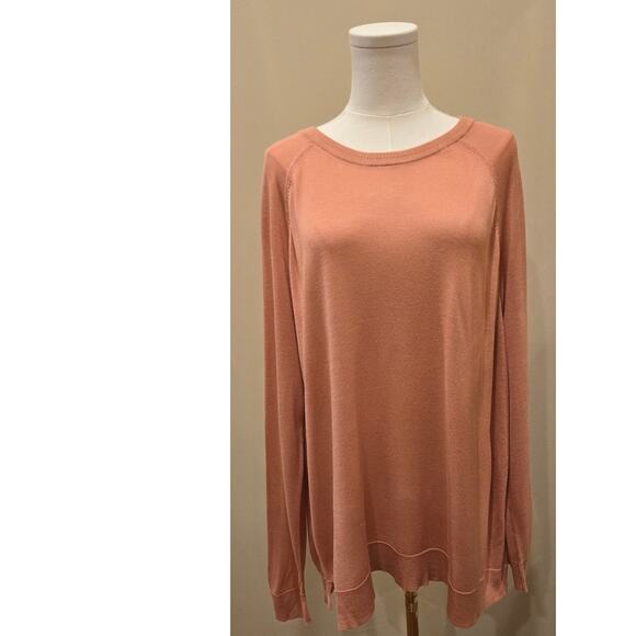 Torrid Tissue Weight Knit Pullover Long Sleeve Sweater Dusty Pink NWT Size 1X - Picture 3 of 9